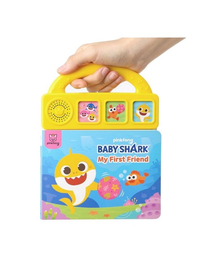 Pinkfong Baby Shark My First Friend 3 Button Sound Book With Handle Children'S Sound Books Interactive Learning Books For Toddlers Learning & Education Toys Baby Shark Gifts For Babies  - Image 2