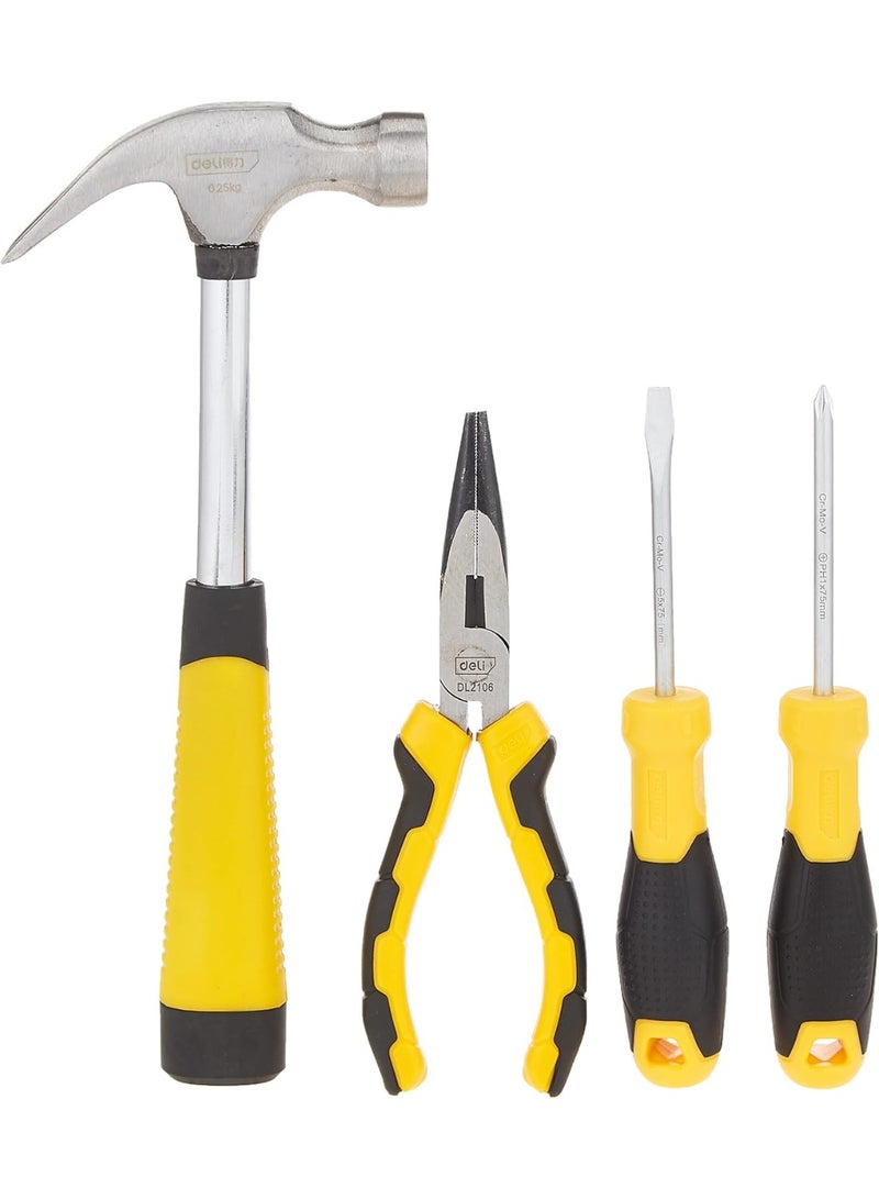 Deli 18-Piece Household Tool Kit – Complete Set for Home Repairs - Image 1
