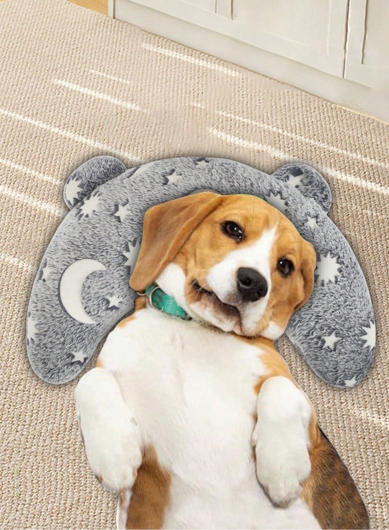 FunMay Glow-in-the-Dark Calming Pillow for Dogs & Cats – U-Shaped Soft Neck Support Pet Pillow – Machine Washable, Anti-Anxiety, Joint Relief - Image 1
