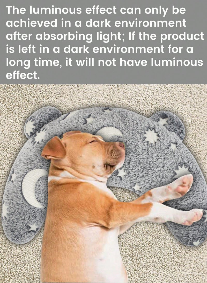 FunMay Glow-in-the-Dark Calming Pillow for Dogs & Cats – U-Shaped Soft Neck Support Pet Pillow – Machine Washable, Anti-Anxiety, Joint Relief - Image 3