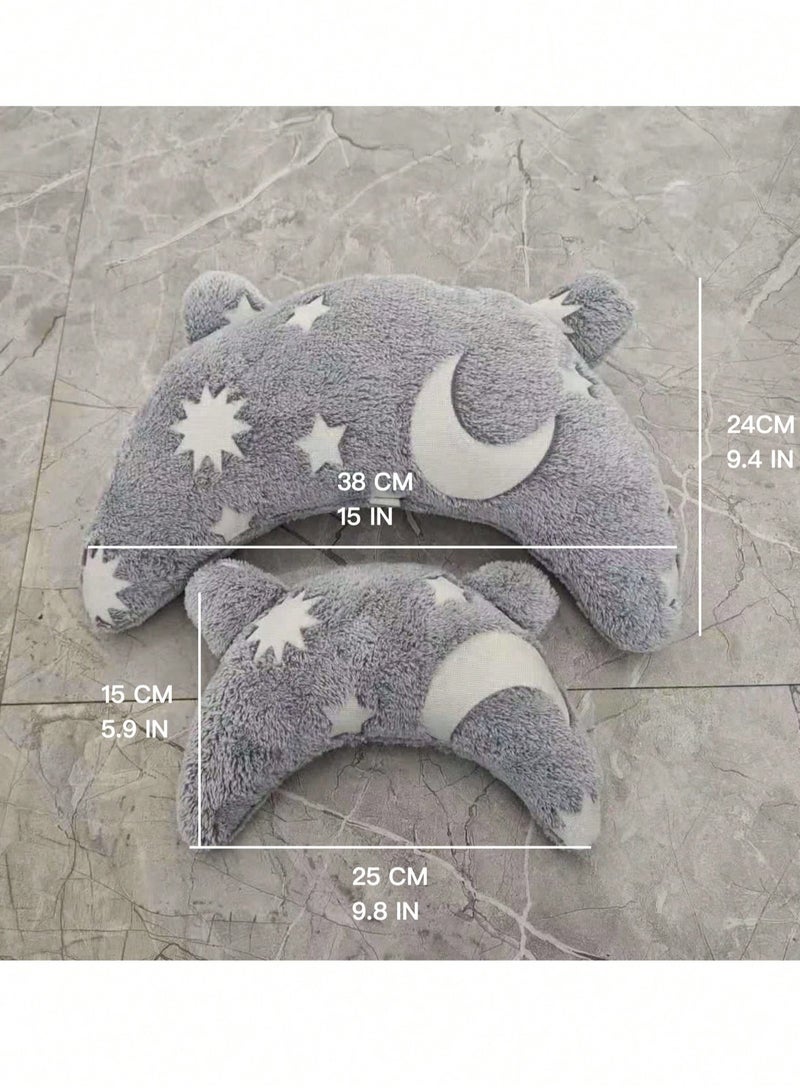 FunMay Glow-in-the-Dark Calming Pillow for Dogs & Cats – U-Shaped Soft Neck Support Pet Pillow – Machine Washable, Anti-Anxiety, Joint Relief - Image 5