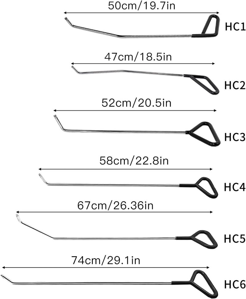 WHDZ Paintless Dent Repair Tools Kit with Reflector Board and Stainless Steel Rods - Image 2
