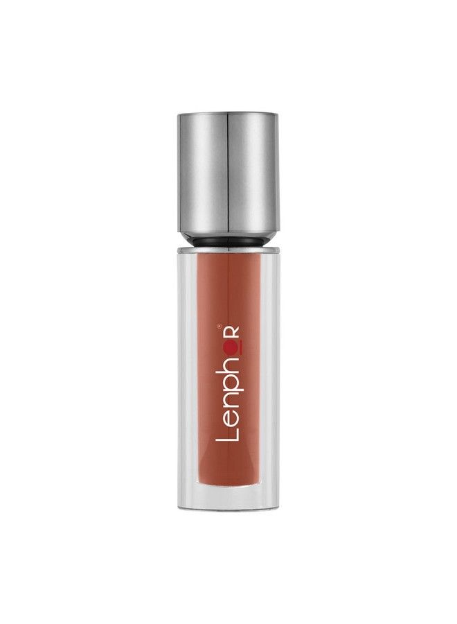 Lenphor Colour Me Up Liquid Lipstick Is Infused With Vitamin A And E Super Pigmented Transferproof Smudgeresistant Matte Looktoasted Almond 0132Ml - Image 2