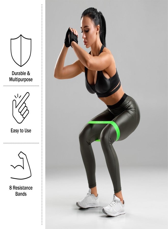 Home-Complete Resistance Bands for Working Out - Workout Band Loop 8-Pack - Exercise Bands with 4 Levels for Toning, Stretching or Physical Therapy by Home-Complete - Image 2