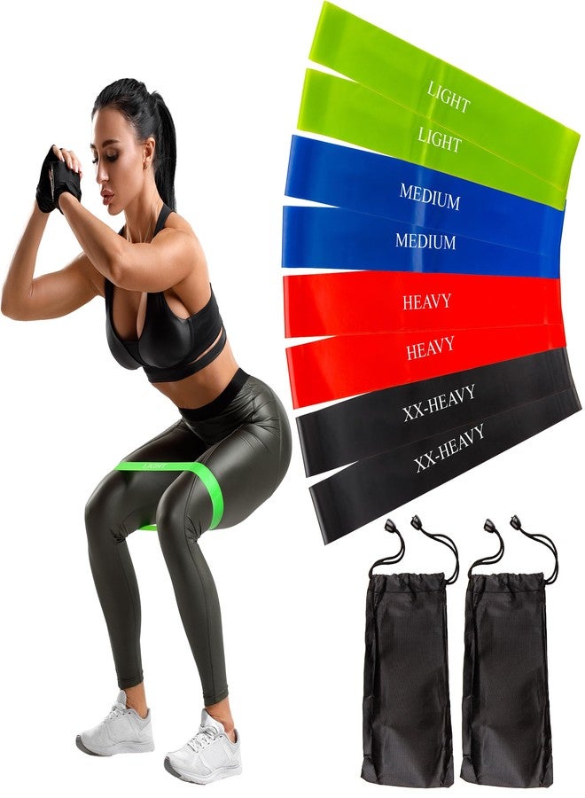 Home-Complete Resistance Bands for Working Out - Workout Band Loop 8-Pack - Exercise Bands with 4 Levels for Toning, Stretching or Physical Therapy by Home-Complete - Image 1