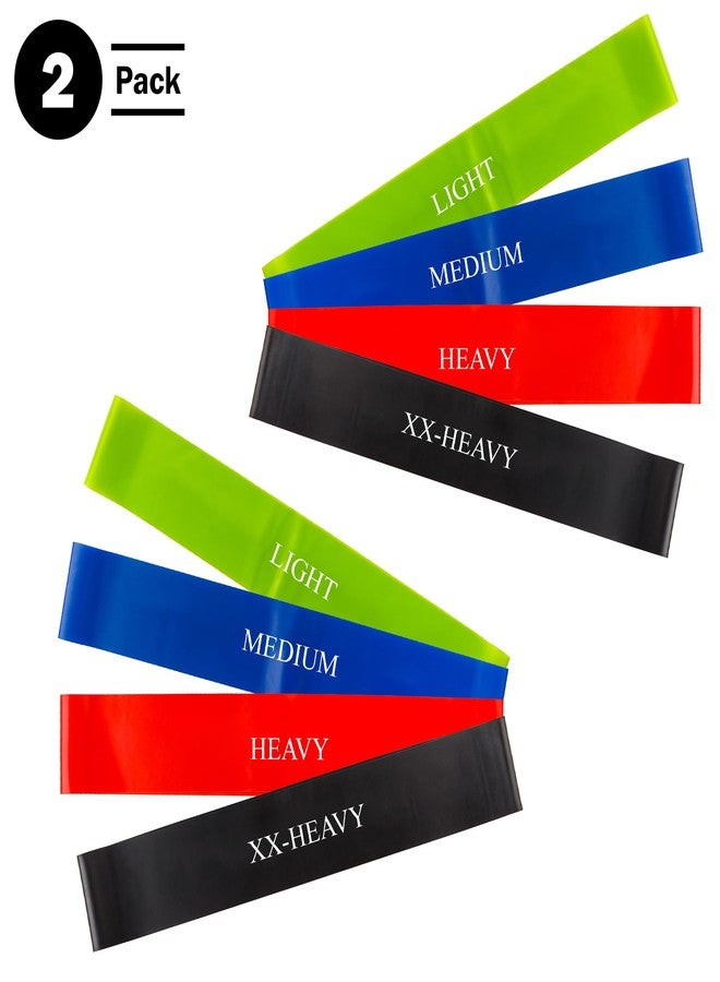 Home-Complete Resistance Bands for Working Out - Workout Band Loop 8-Pack - Exercise Bands with 4 Levels for Toning, Stretching or Physical Therapy by Home-Complete - Image 5