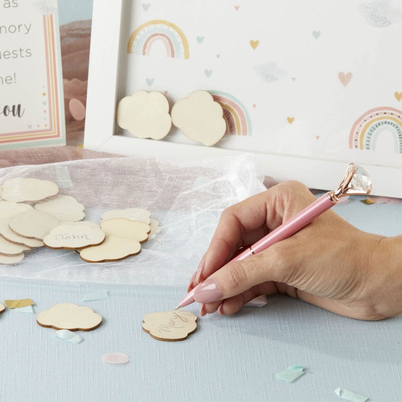 Kate Aspen Baby Shower Guest Book Alternative, One Size, Boho Rainbow - Image 5