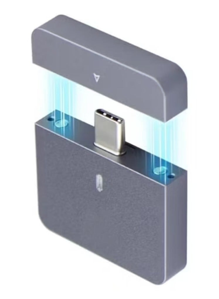 Captaintech M.2 NVMe SSD Enclosure Aluminum Tool-Free Adapter, 10Gbps USB3.2 Reader, for M.2 NVMe M-Key 2230 SSD, New 2230 Plug and Play M.2 Hard Drive Case, Support UASP, Plug and Play - Image 1