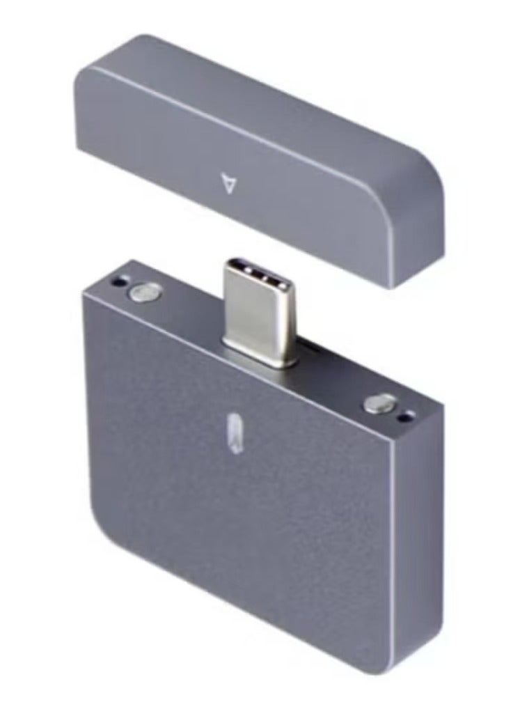 Captaintech M.2 NVMe SSD Enclosure Aluminum Tool-Free Adapter, 10Gbps USB3.2 Reader, for M.2 NVMe M-Key 2230 SSD, New 2230 Plug and Play M.2 Hard Drive Case, Support UASP, Plug and Play - Image 2