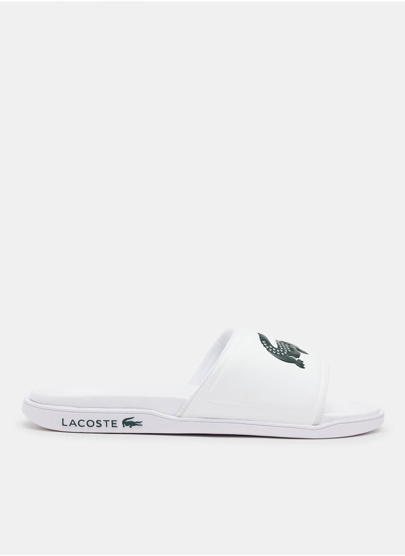 LACOSTE - Logo Strap Slides - Image 1