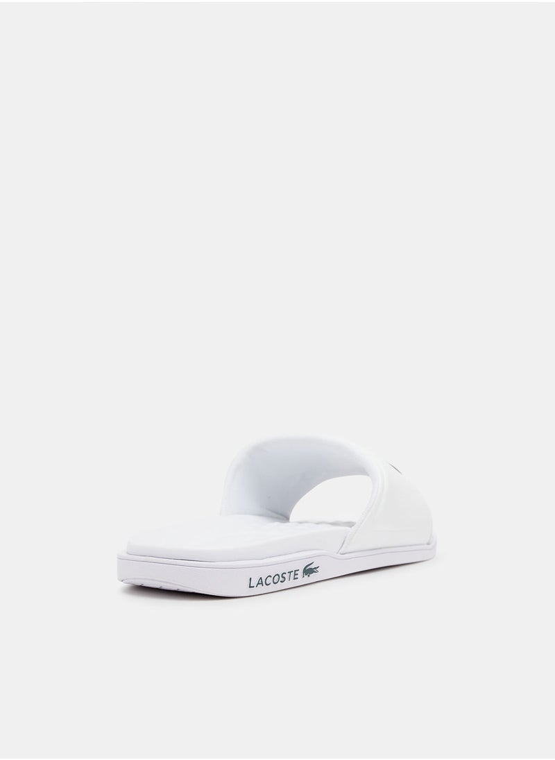 LACOSTE - Logo Strap Slides - Image 1