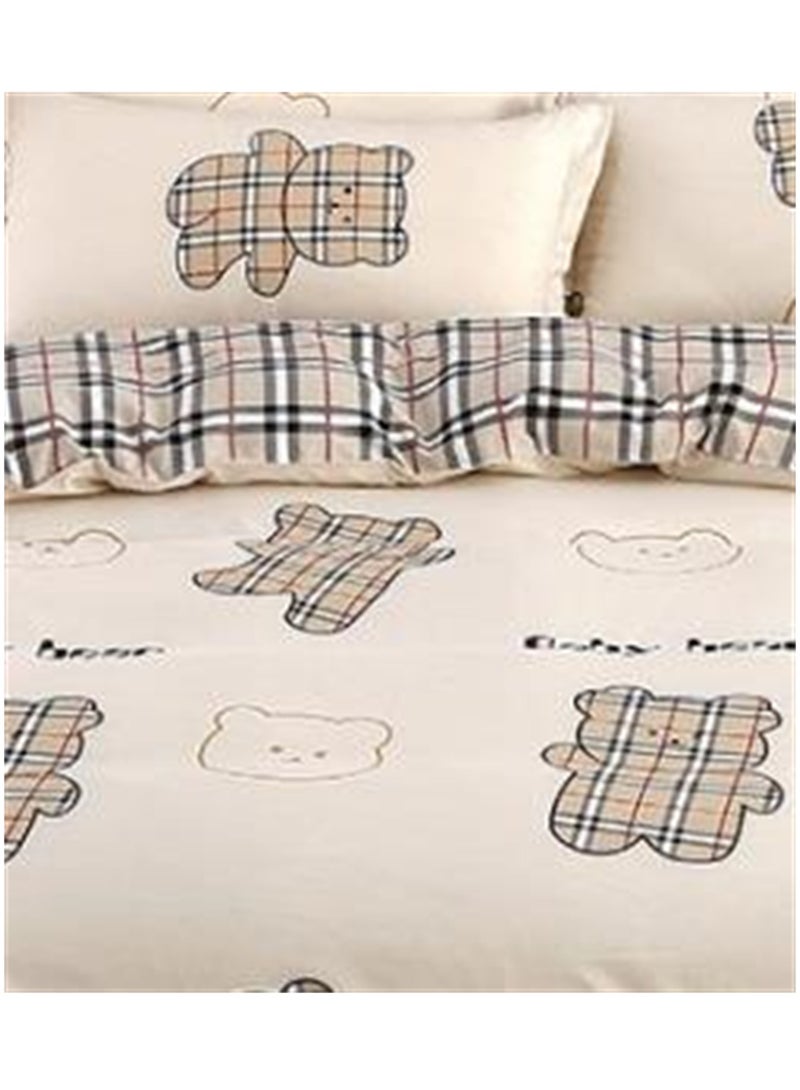 4pcs bedding set 2 pillowcases 1 quilt cover 1 bed sheet four-piece set with creative and fashionable styling - Image 2