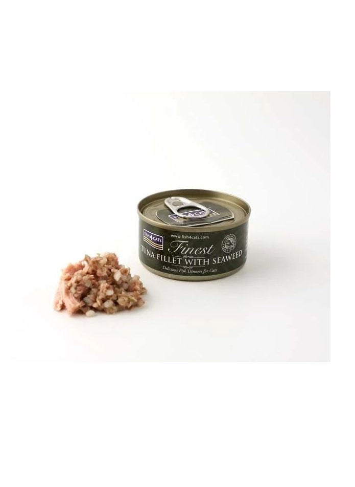fish4cats - Fish4Cats Tuna Fillet with Seaweed Cat Wet Food 10PCX70G - Image 1