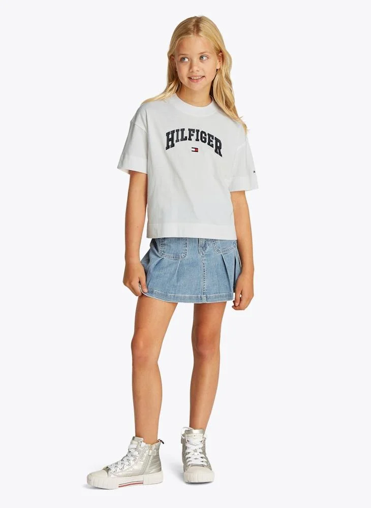 TOMMY HILFIGER Kids Melange Varsity Archive T-Shirt