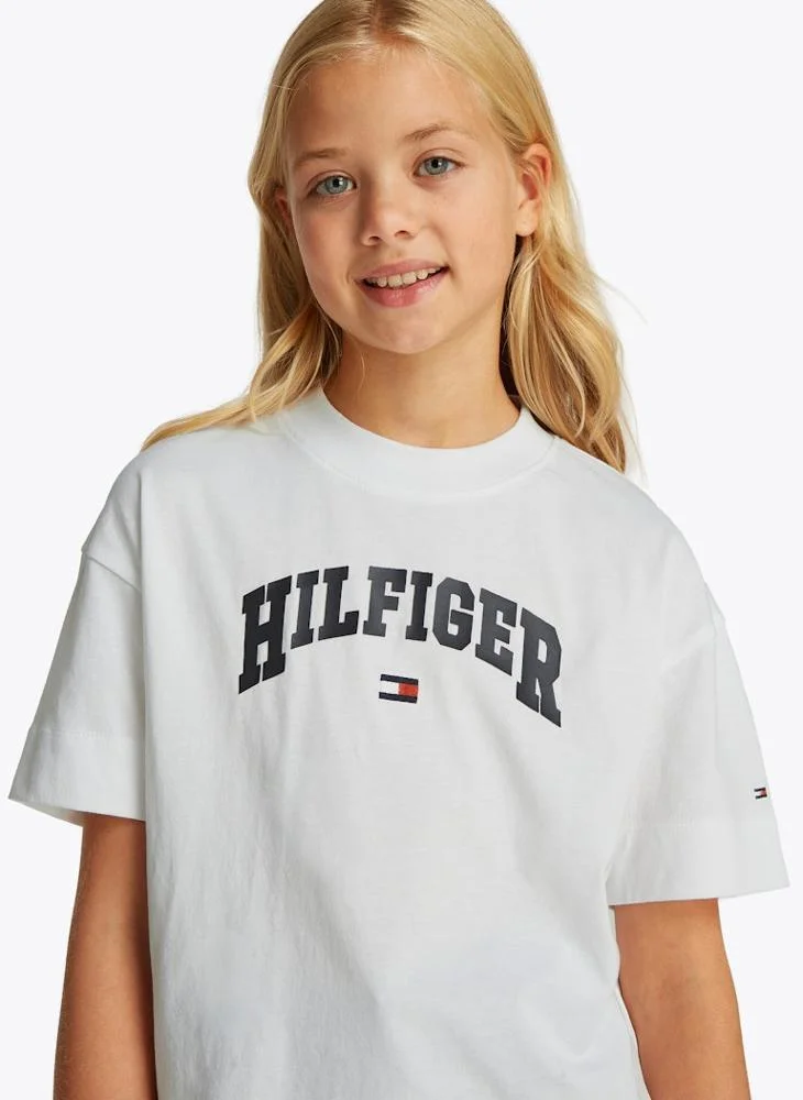 TOMMY HILFIGER Kids Melange Varsity Archive T-Shirt