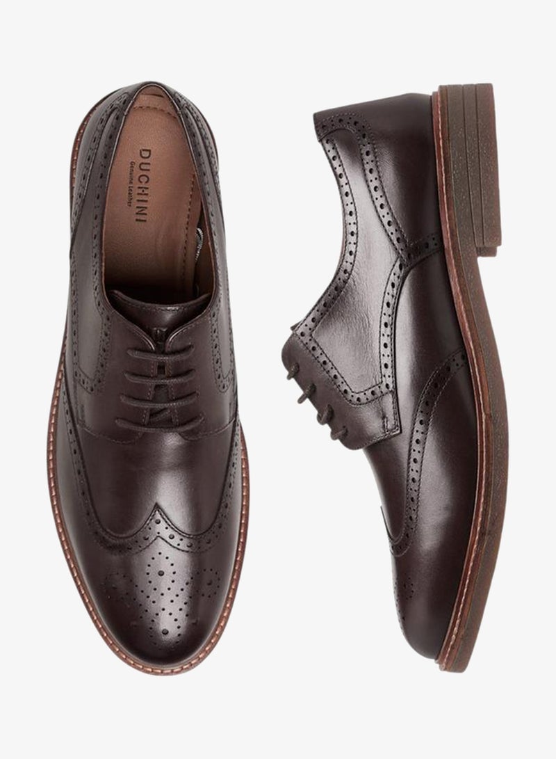 DUCHINI Men's Lace-Up Derby Shoes - Image 3