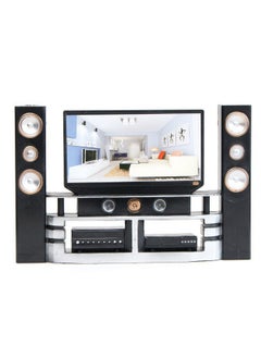 E-TING Miniature Dollhouse Furniture Accessories Playset For 11.5-12 Inches Dolls (Hi-Fi Tv Cabinet Set)  - Image 1
