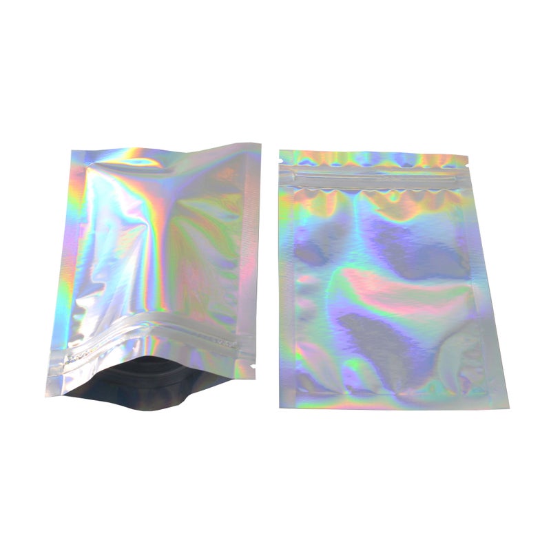 Double-Sided Bright Color Aluminum Foil Self-Sealing Bag Aluminized Sample Bag Powder Cosmetic Food Packaging Bag - Image 1