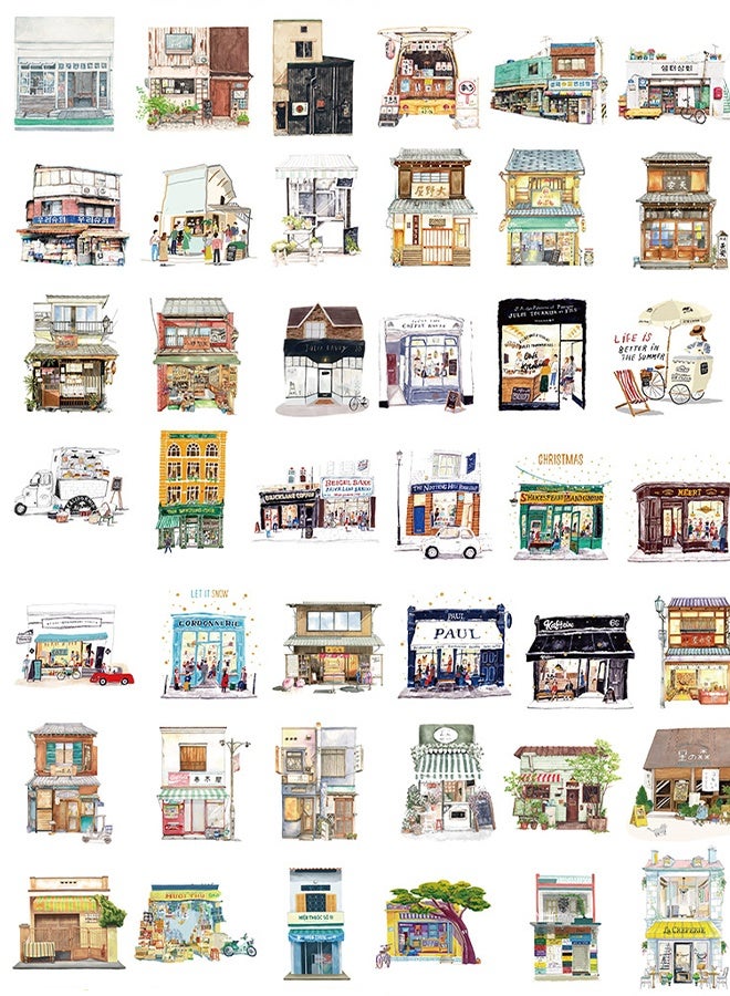 KANGLI 200PCS Middle Size Art Theme Scrapbook Washi Stickers for Scrapbooking Diary Decoration, Arts  Painting Stickers - Image 4