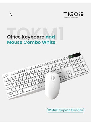 White with Numeric Keypad