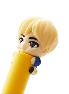 BTS K-Pop Idols Goods Jin Character Figure Toothbrush with Convenient Magnetic Holder Toothbrush ‎2.9 x 1.1 x 10.4inch  - Image 2