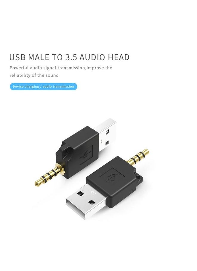 HuHa - For iPod shuffle 3rd / 2nd USB Data Dock Charger Adapter, Length: 4.6cm(White) - Image 1
