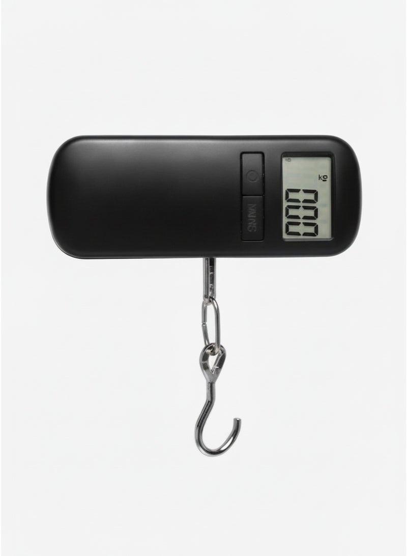 Portable 40kg electronic luggage scale with LCD digital display and metal hanging hook for easy and accurate weighing of bags and parcels. - Image 1