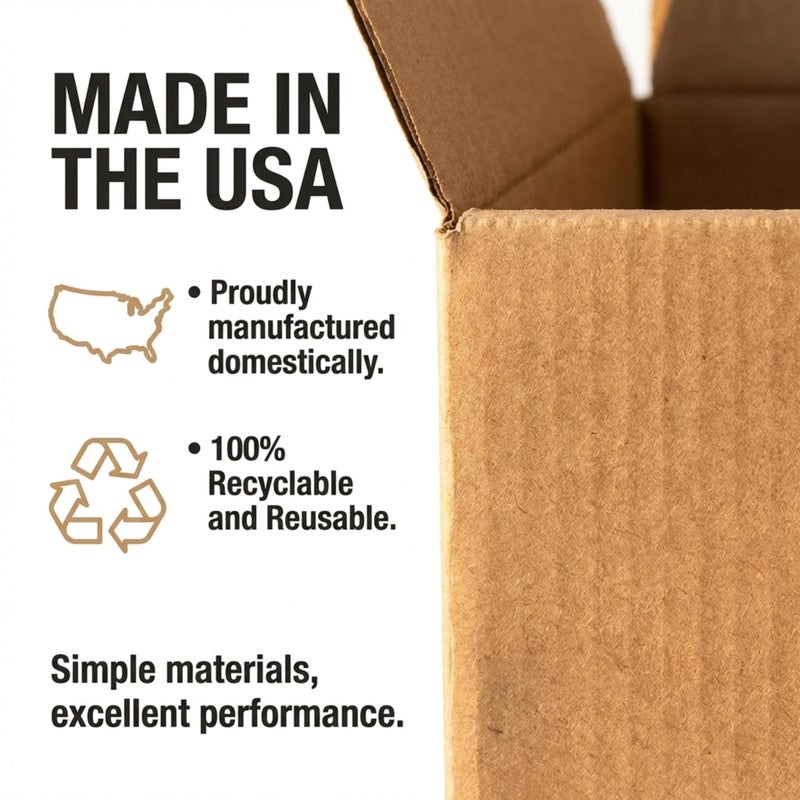 BOX USA Moving Boxes 20"L x 20"W x 15"H (6-Pack) Large - Corrugated Cardboard Box for Shipping, Mailing, Packing, Packaging and Storage - Image 5
