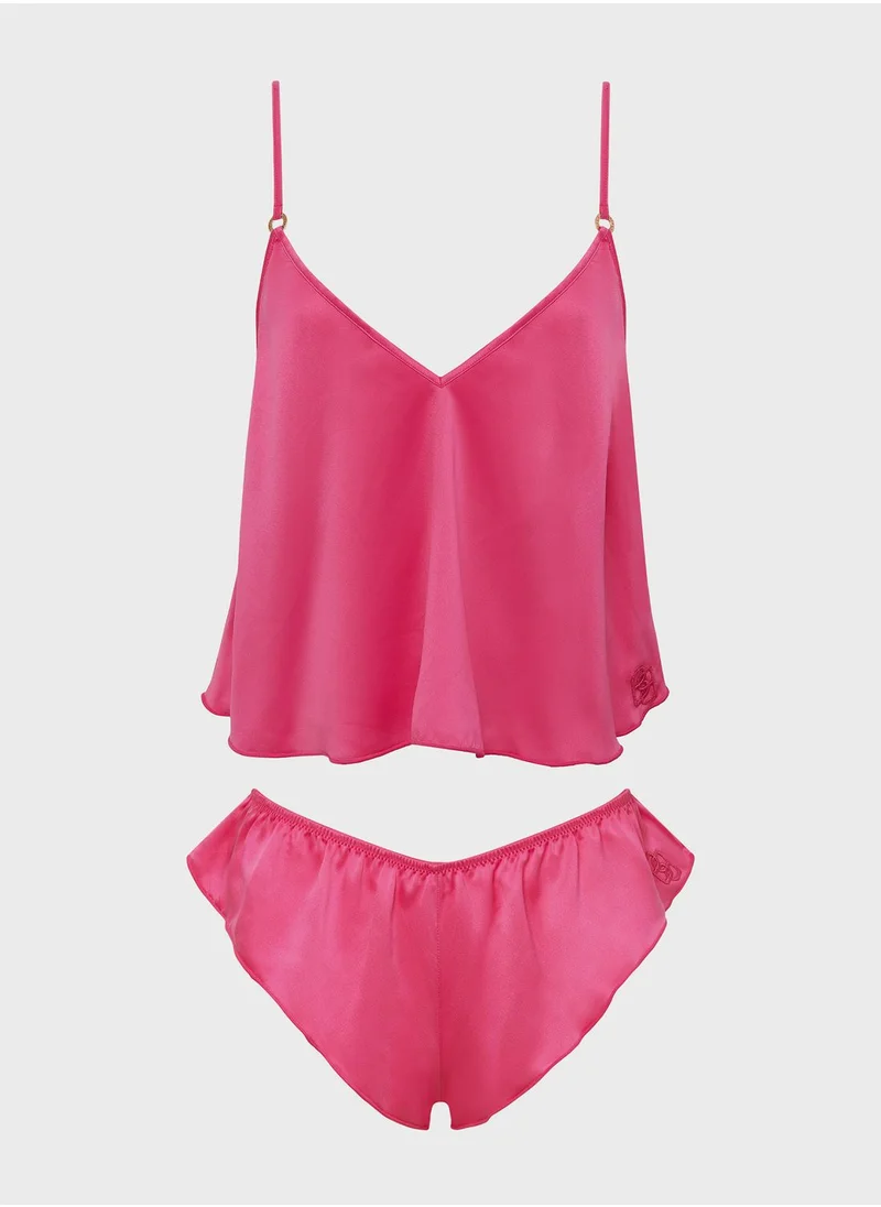BLUEBELLA Strappy Cami Top & Pyjama Shorts Set