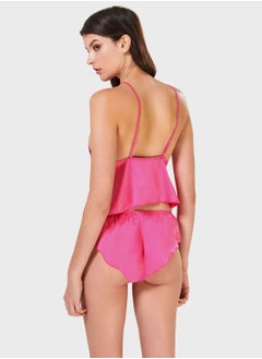 BLUEBELLA Strappy Cami Top & Pyjama Shorts Set  - Image 2
