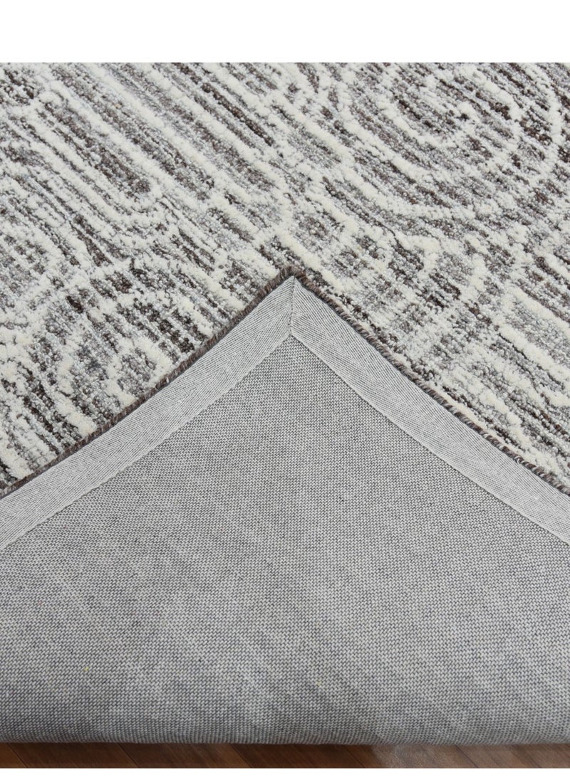 AURUM HOME AH02A Hand Tufted  Modern Area Rug  Indoor Living Dining Bedroom Room and Gallery Area Rugs Loop Cut Pile Wool, Rectangle  - Image 5