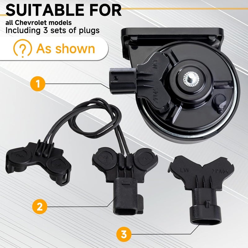 FARBIN Special Interface Auto Horn Compatible with Chevrolet 12V Car Horn Loud with Protective Grill Dual-Tone Electric Snail Horns Waterproof and Dustproof with Cover - Image 5