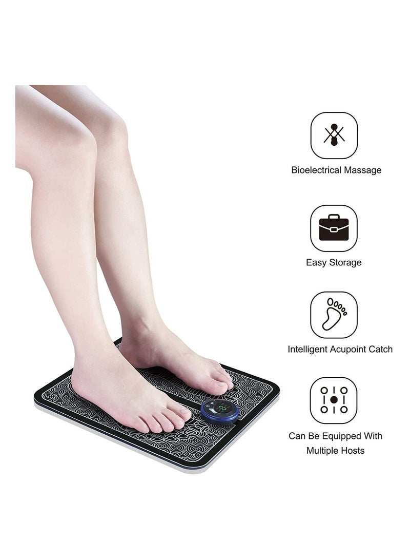 ELTRAZONE Electric Leg and Foot Muscle Stimulator Massager Mat – EMS Therapy Foot Massager for Pain Relief, Improved Circulation, and Muscle Relaxation - Image 4