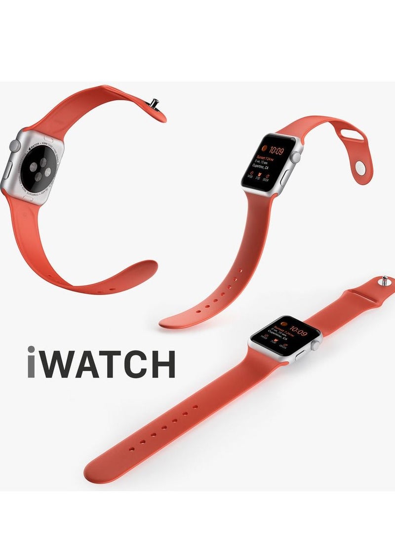 GULFLINK Silicone Watch Band 220mm Length for Apple iWatch 42/44/45 mm - Image 4
