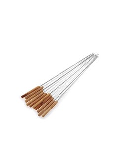 PAMCHAL 12-Pieces Barbeque Skewer with Wood Handle  - Image 1