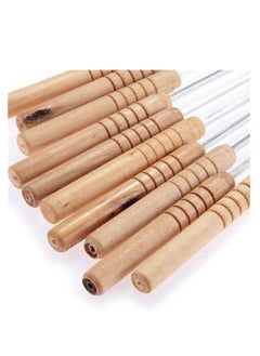 PAMCHAL 12-Pieces Barbeque Skewer with Wood Handle  - Image 2