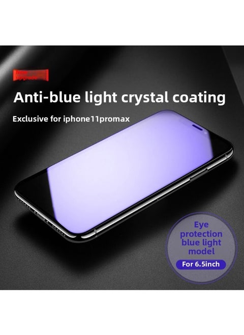 For Iphone13promax Tempered Film For Iron Cloth Shirt XS/XR For Iphone 12/11pro Sapphire Crystal Plated Film-Color:Nano Anti-blue Light—no Broken Edges, Buy One Get One Free-Size:For Iphone Xr
