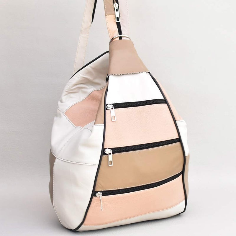 Erzeno Light Mixed Color Shoulder and Backpack Bag (Monkey Model) - Image 1