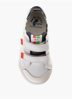 Pablosky Boys' Embroidered Sneakers with Hook and Loop Closure  - Image 4