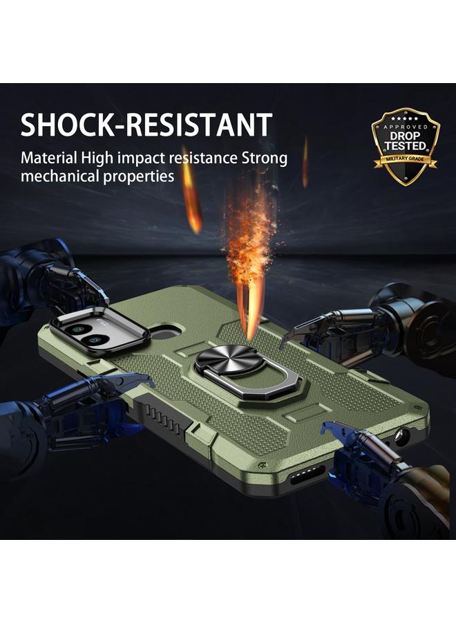 S-TOP Case For Infinix Hot 12i Ring Holder Armor Hybrid Phone Case - Image 5