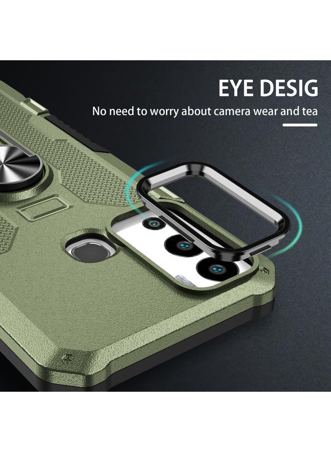 S-TOP Case For Infinix Hot 12i Ring Holder Armor Hybrid Phone Case - Image 4