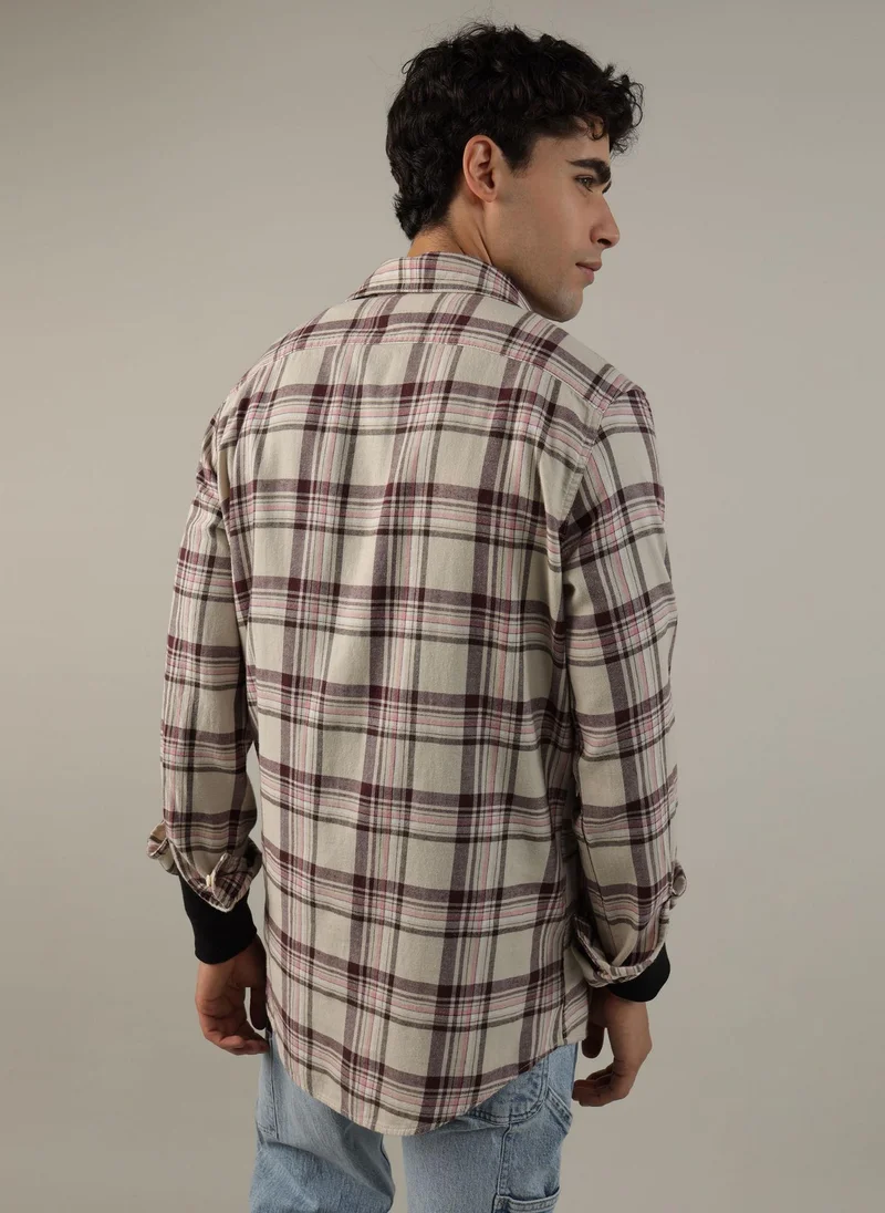 امريكان ايجل Checked Slim Fit Shirt
