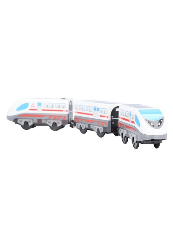 NIBEMINENT Electric Train Set Educational Adsorption Connection Battery Operated Track Toy for Kids Boys Girls Type 1  - Image 4