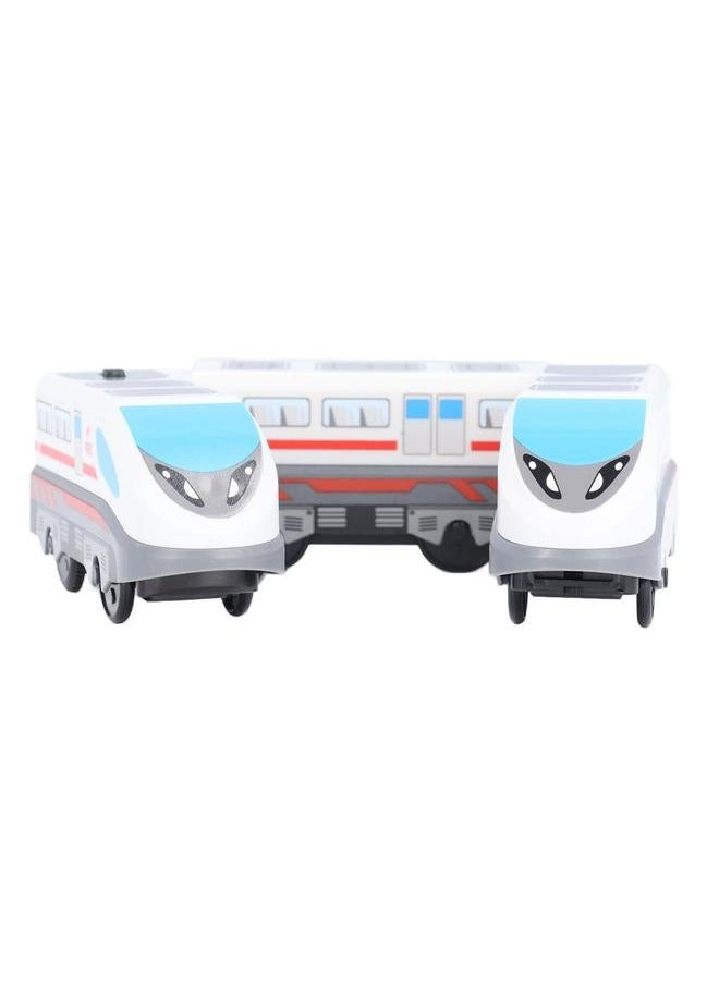 NIBEMINENT Electric Train Set Educational Adsorption Connection Battery Operated Track Toy for Kids Boys Girls Type 1  - Image 3