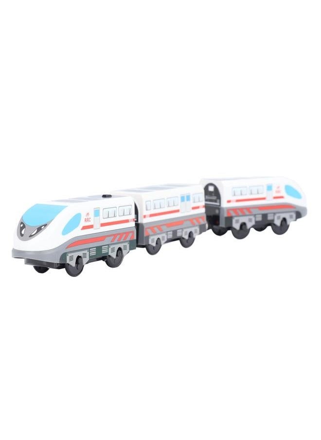 NIBEMINENT Electric Train Set Educational Adsorption Connection Battery Operated Track Toy for Kids Boys Girls Type 1  - Image 2