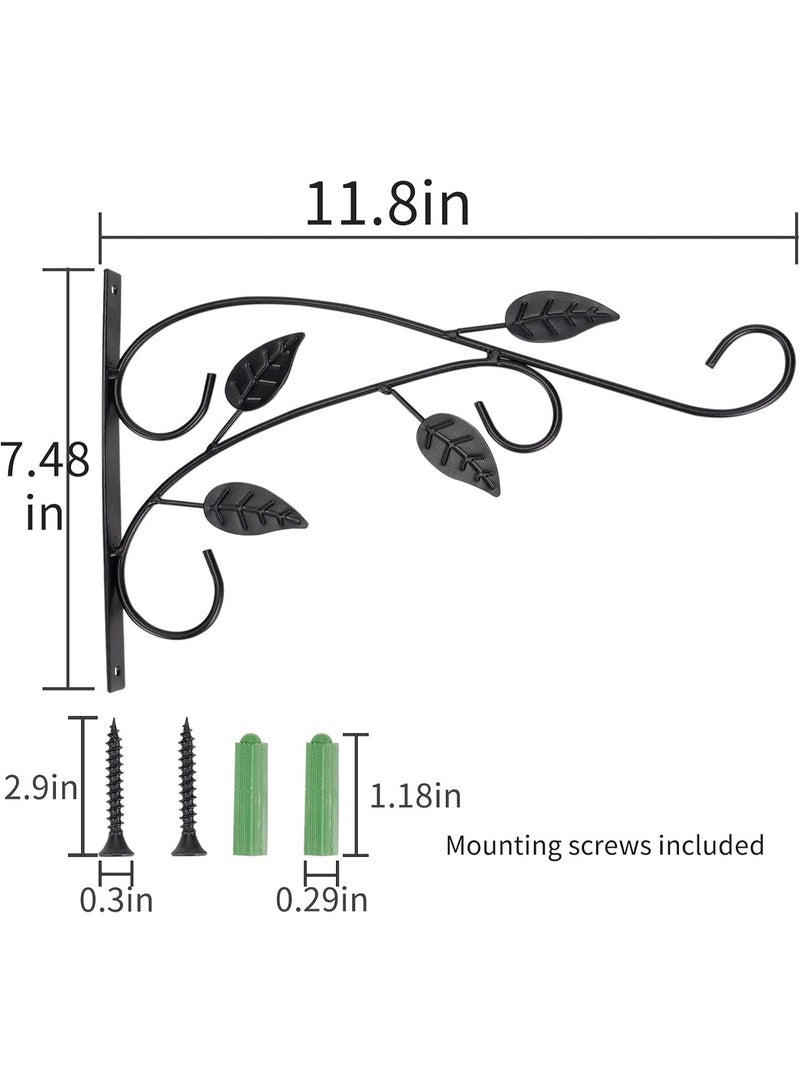 Alissa 2-Piece European-Style Wall Hanging Flowerpot Hooks – Decorative Iron Brackets for Indoor & Outdoor Garden Planters - Image 4