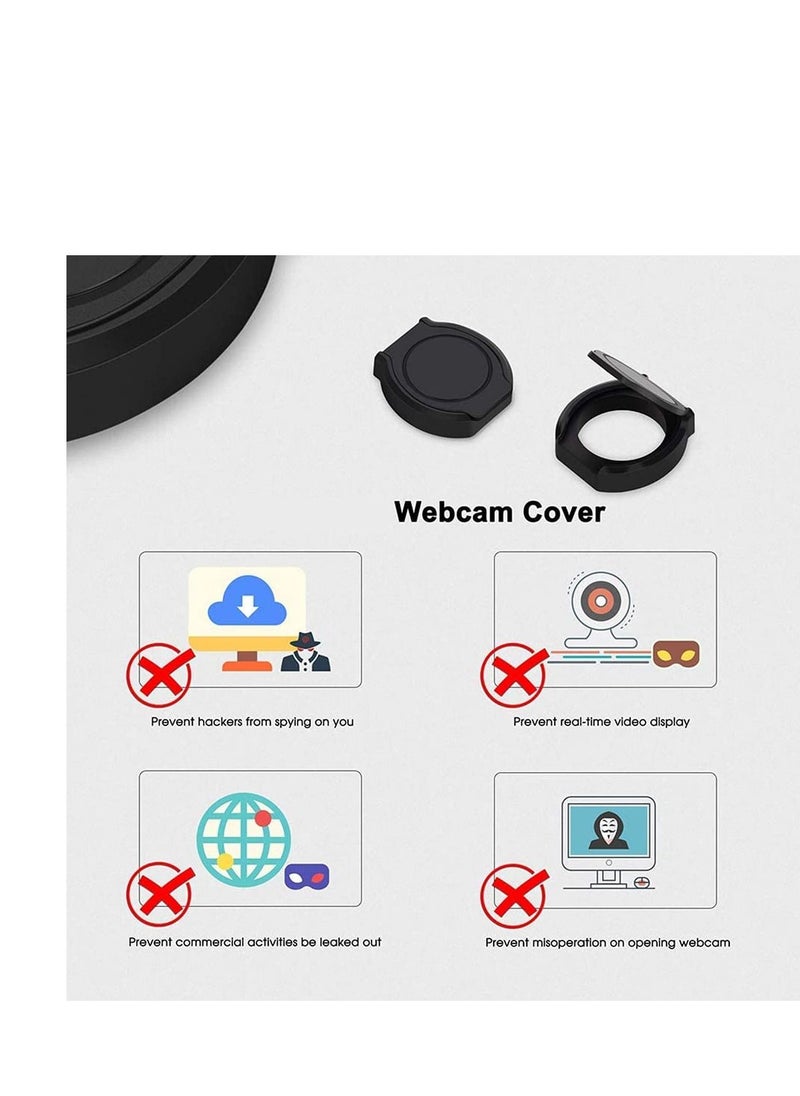 Y&D - Webcam Privacy Cover, Shutter Protects Lens Cap Hood Covers with Strong Adhesive, Protecting and Security for Logitech HD Pro Stream - Image 1