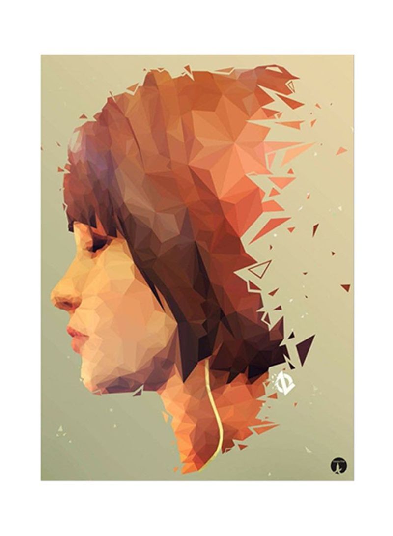 ملصق معدني للعبة الفيديو حياة غريبة متعدد الألوان 15x20 سنتيمتر