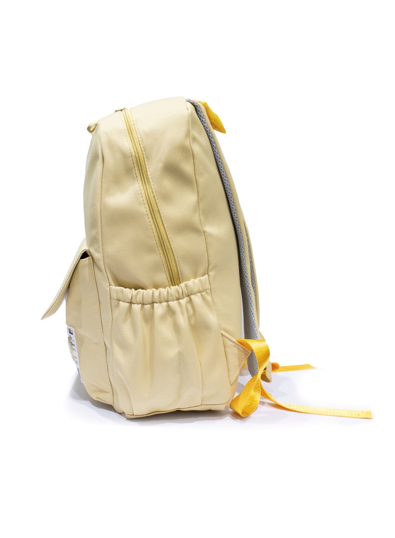 أبوللو حقيبة ظهر كاجوال مدرسية للجنسين من نايلون عالية الجوده أصفر - Image 3