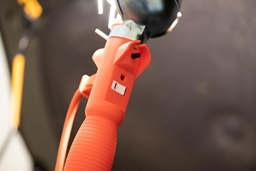 Woods 0691 16/3-Gauge SJTW Trouble Light with Metal Guard & Outlet; 75-Watt; 25-Foot; Orange - Image 2